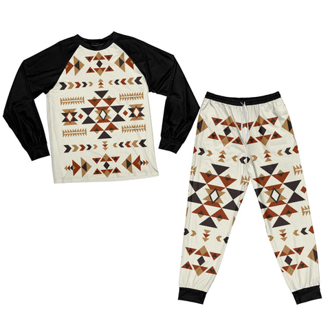 GB-NAT00514 Ethnic Pattern Design Pajamas Set