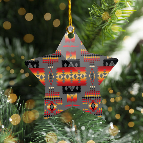 Powwow Store christmas tree ornament set 5 6pcs pack