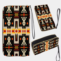 Powwow StoreGBNAT0006201 Pattern Native Long Portable Wallet