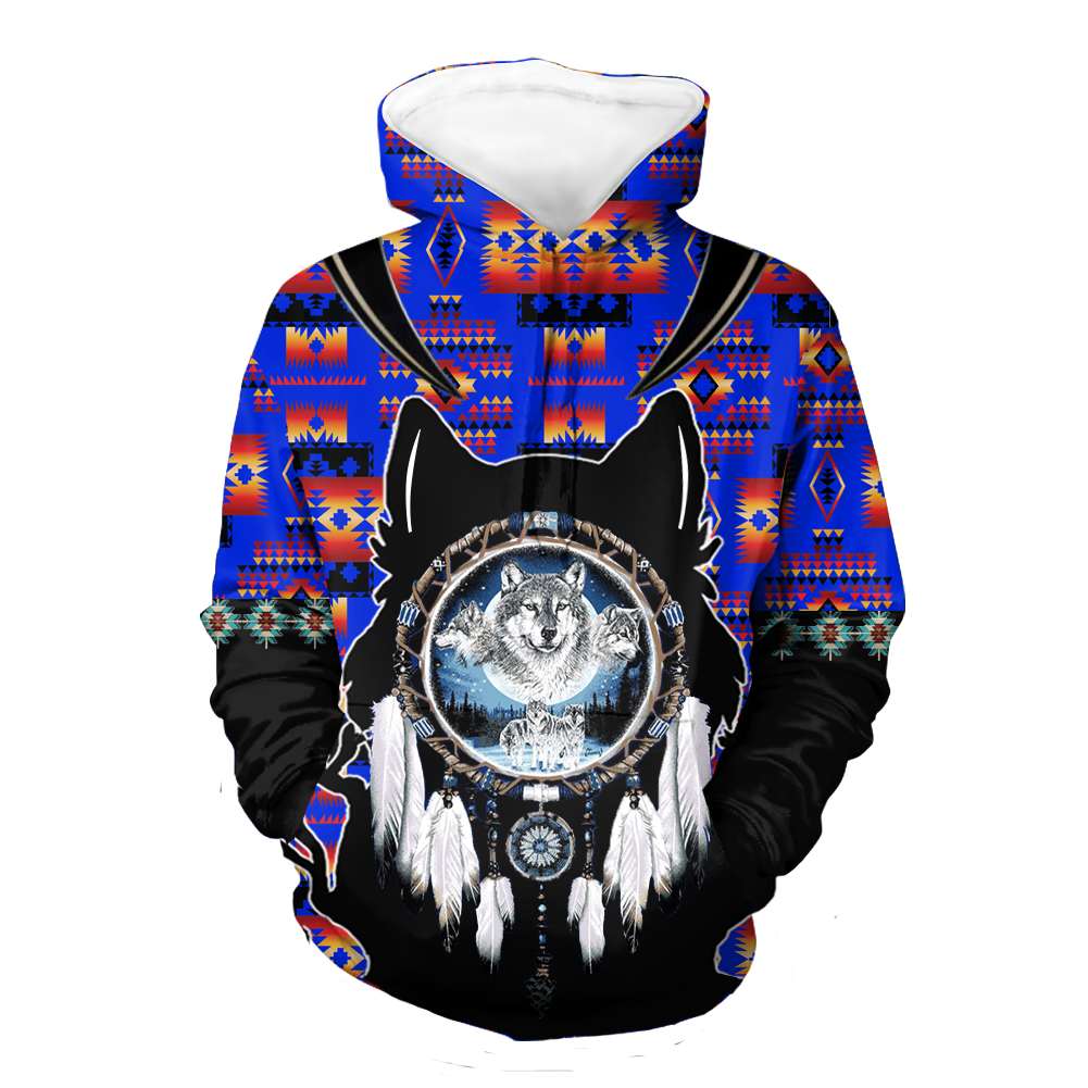 Powwow StoreHD000102 Native American Pride  3D Hoodie