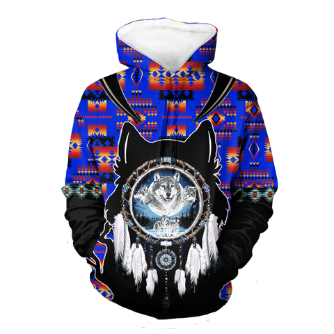 Powwow StoreHD000102 Native American Pride  3D Hoodie