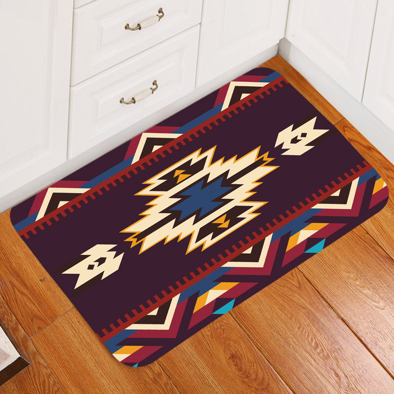 Powwow StoreGBNAT00736 Pattern Tribal Native Doormat