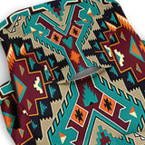 Tribe Blue Pattern Native American Fashion Dog Zip-Up Hoodie
