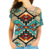 Powwow Store gb nat00016 native american culture design cross shoulder shirt