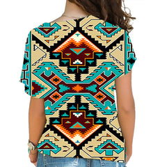 GB-NAT00016 Native American Culture Design Cross Shoulder Shirt - Powwow Store