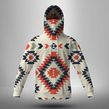 Powwow Store gb nat00389 pink geometric pattern 3d hoodie with mask