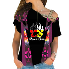 Powwow StoreCRS0001203 Native American Cross Shoulder Shirt