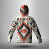 Powwow Store gb nat00389 pink geometric pattern 3d hoodie with mask