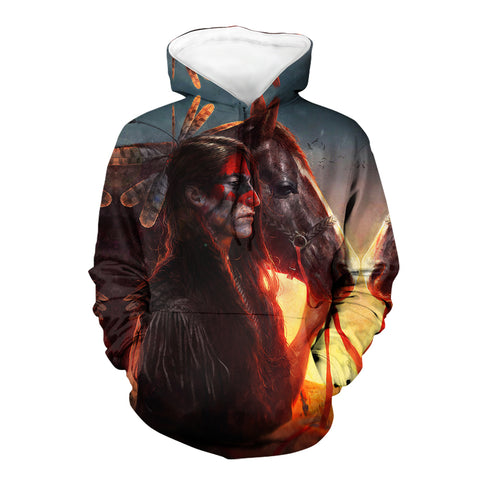 Powwow Store gb nat00364 chief horse 3d hoodie