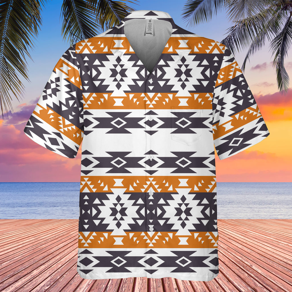 Powwow StoreGBHW00054 Pattern Native Hawaiian Shirt 3D