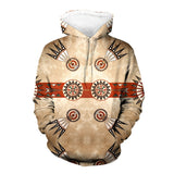 Powwow Store gb nat00367 native drum head pattern 3d hoodie