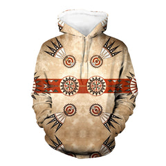 Powwow Store gb nat00367 native drum head pattern 3d hoodie