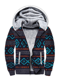 Powwow StoreGBNAT00598 Seamless Ethnic Ornaments  Clutch Purse  3D Fleece Hoodie