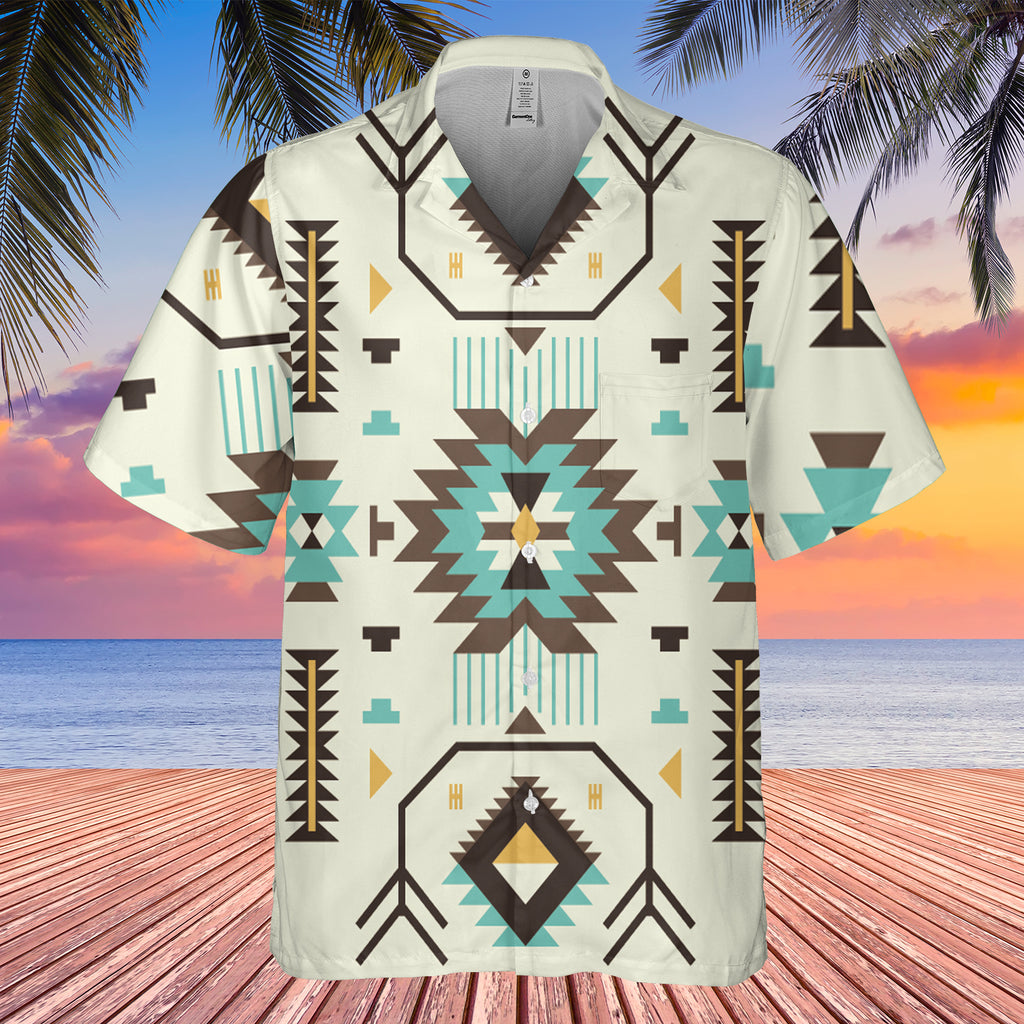 Powwow StoreGBHW00052 Pattern Native Hawaiian Shirt 3D