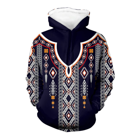 Powwow Store gb nat00368 geometric ethnic pattern 3d hoodie