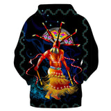 Native American Dancer Color All Over Hoodie no link - Powwow Store