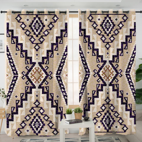 LVR0050 Pattern Native American Living Room Curtain
