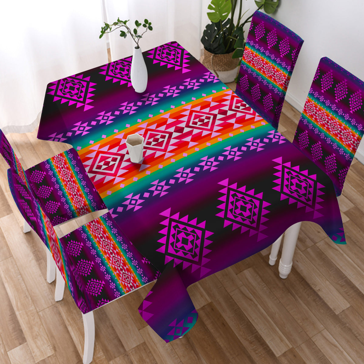 GB-NAT00680 Pattern Tribal Native Tablecloth