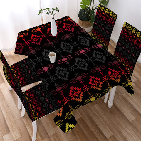 GB-NAT00684 Pattern Native Tablecloth