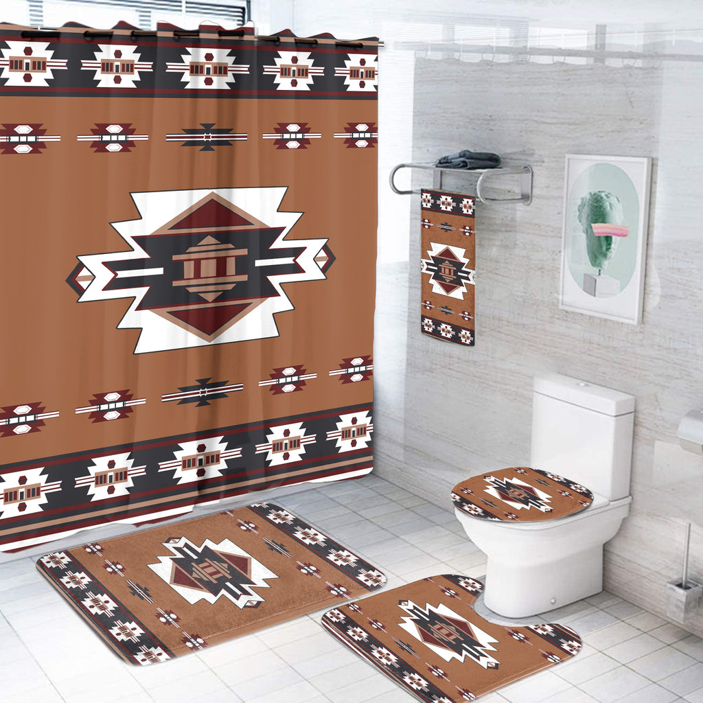 GB-NAT00012 United Tribes Bathroom Set