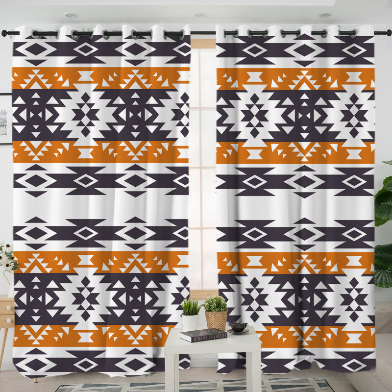 Powwow StoreLVR0047 Pattern Native American Living Room Curtain