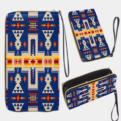 Powwow StoreGBNAT0006204 Pattern Native Long Portable Wallet