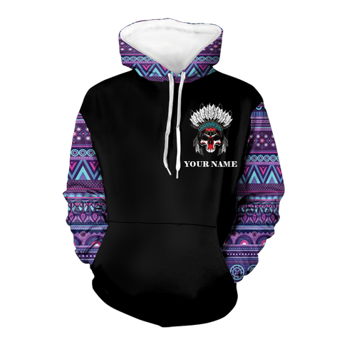 Powwow StoreHD00057 Native American Pride  3D Hoodie