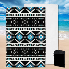 Powwow Store gb nat00607 ethnic seamless pattern pool beach towel