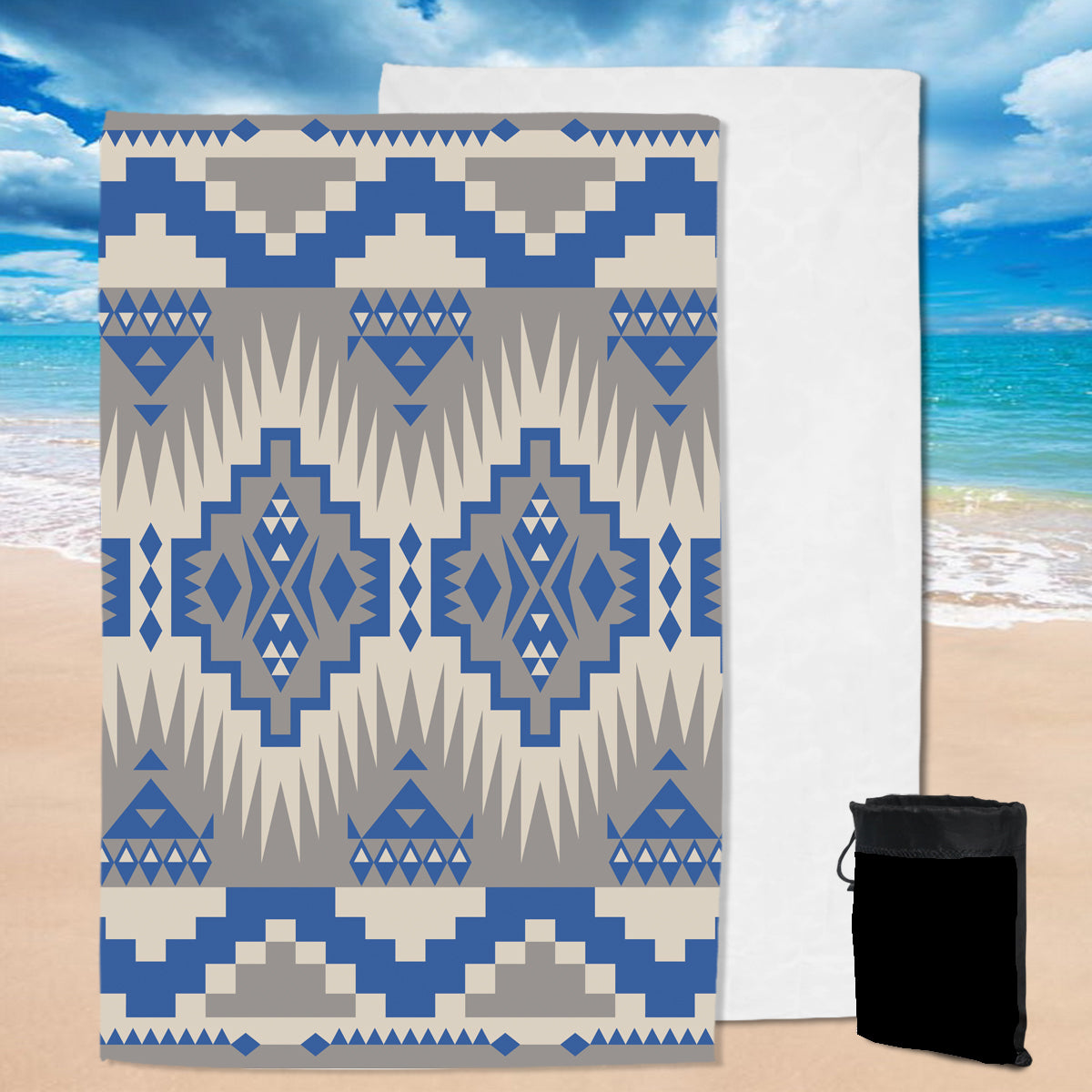 Powwow StoreGBNAT00749 Pattern Native  Pool Beach Towel