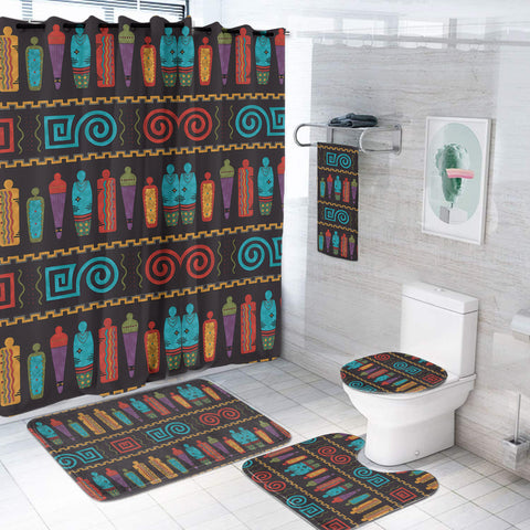 Powwow Store gb nat00618 02 pattern girl native bathroom set