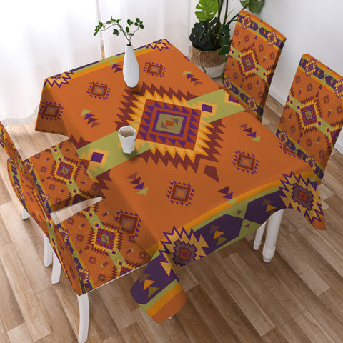 GB-NAT00738 Pattern Tribal Native Tablecloth
