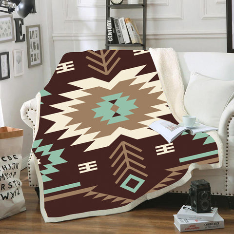 Powwow StoreGBNAT00737 Pattern Tribal  Native Blanket