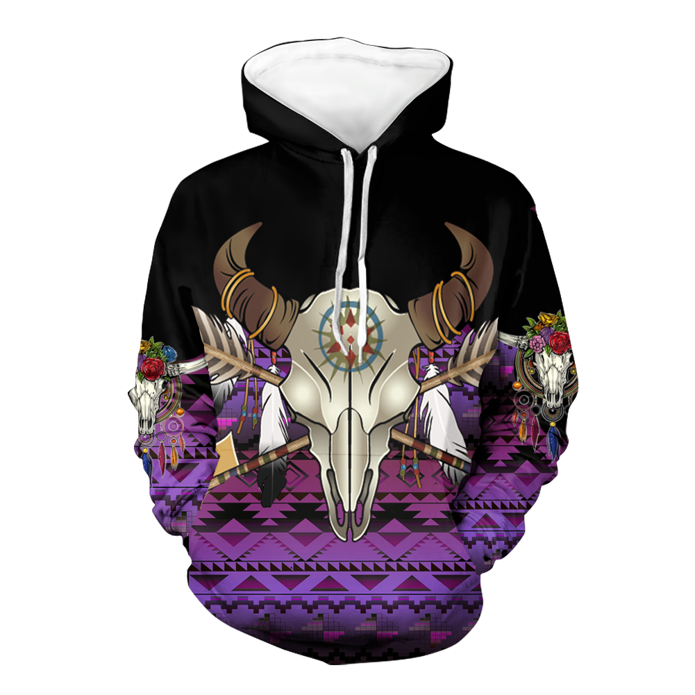 Powwow StoreHD000122 Native American Pride  3D Hoodie