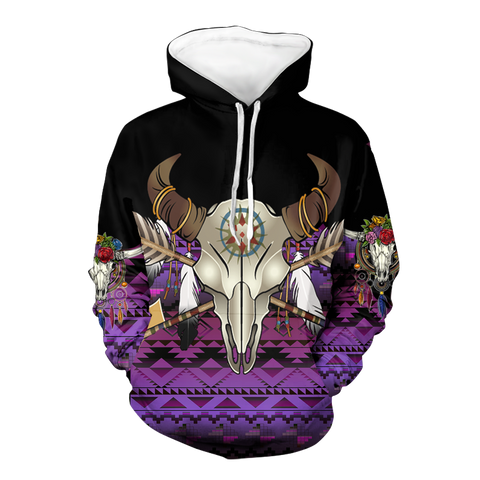 Powwow StoreHD000122 Native American Pride  3D Hoodie