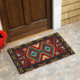 Powwow Store gb nat00061 native red yellow pattern native doormat