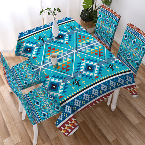 GB-NAT00739 Pattern Tribal Native Tablecloth