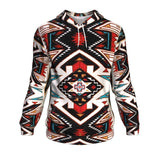 Tribal Pattern Colorful Native American Design 3D Pullover Hoodies - Powwow Store