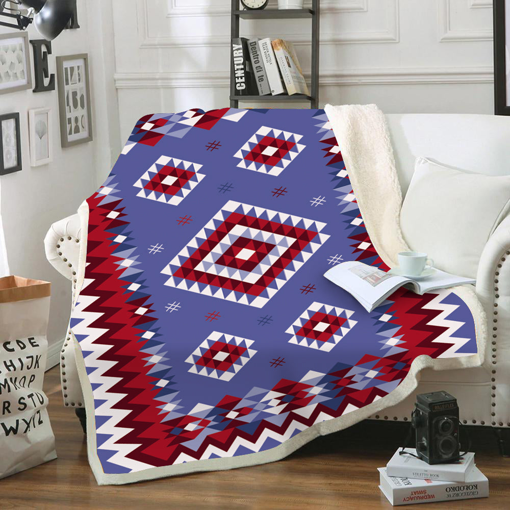 Powwow StoreBLK0014 Pattern Tribal  Native Blanket