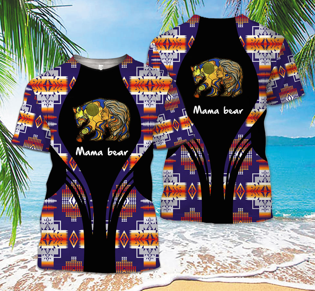 Powwow StoreTS0098 Pattern Native American 3D TShirt