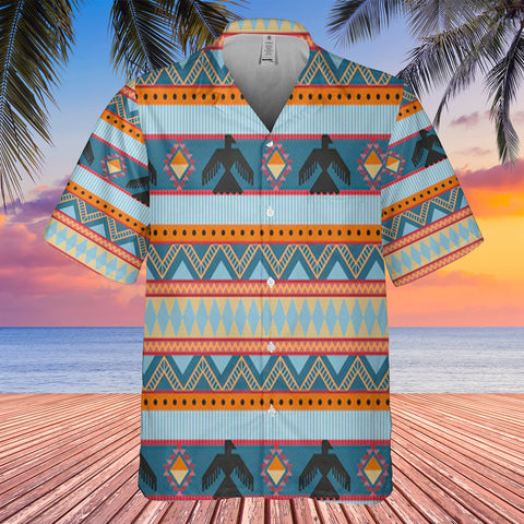 Powwow StoreGBHW00069 Pattern Native Hawaiian Shirt 3D