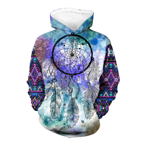 Powwow Store gb nat00377 full color dream catcher 3d hoodie