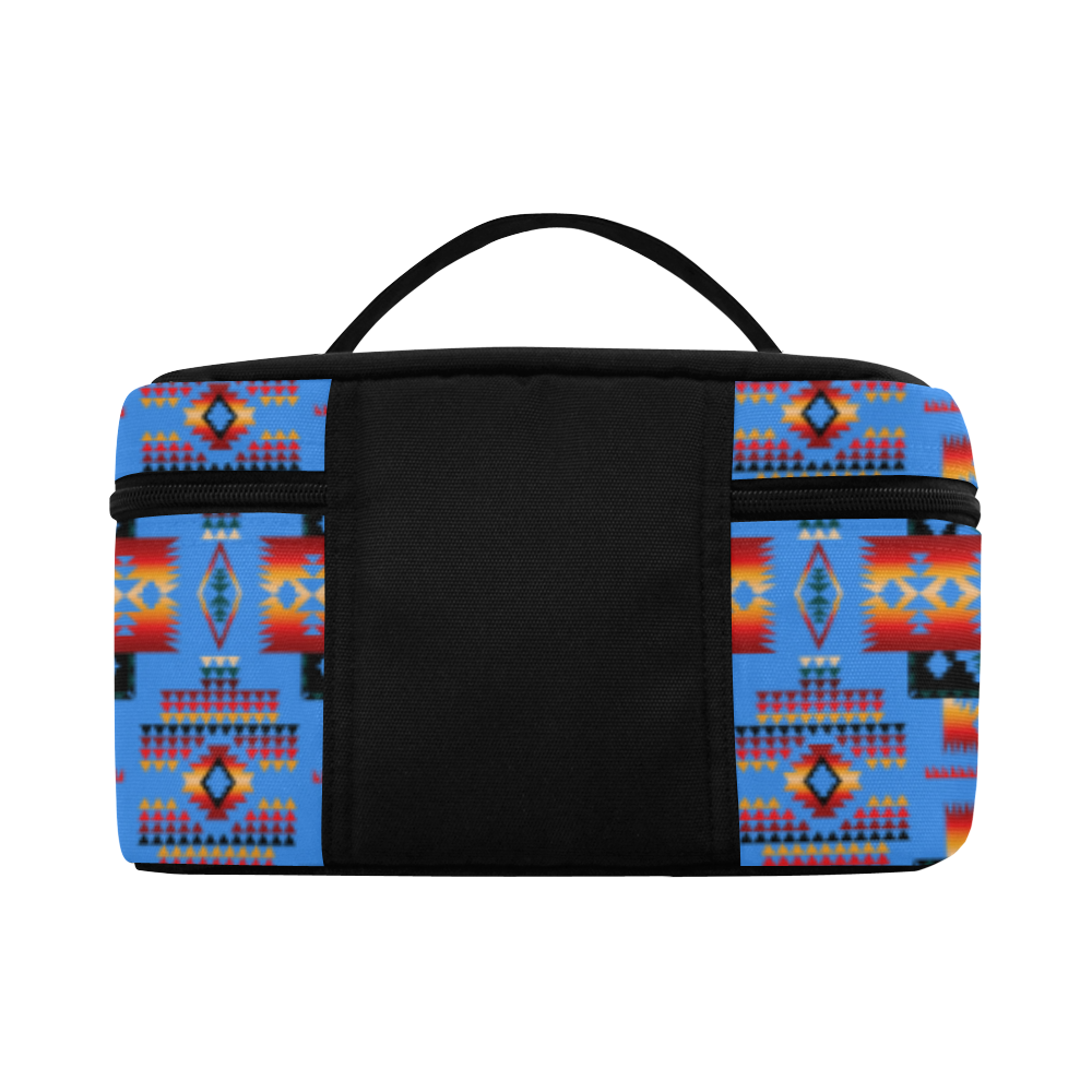 GB-NAT00046-13 Navy Tribes Pattern Native American Isothermic Bag - Powwow Store