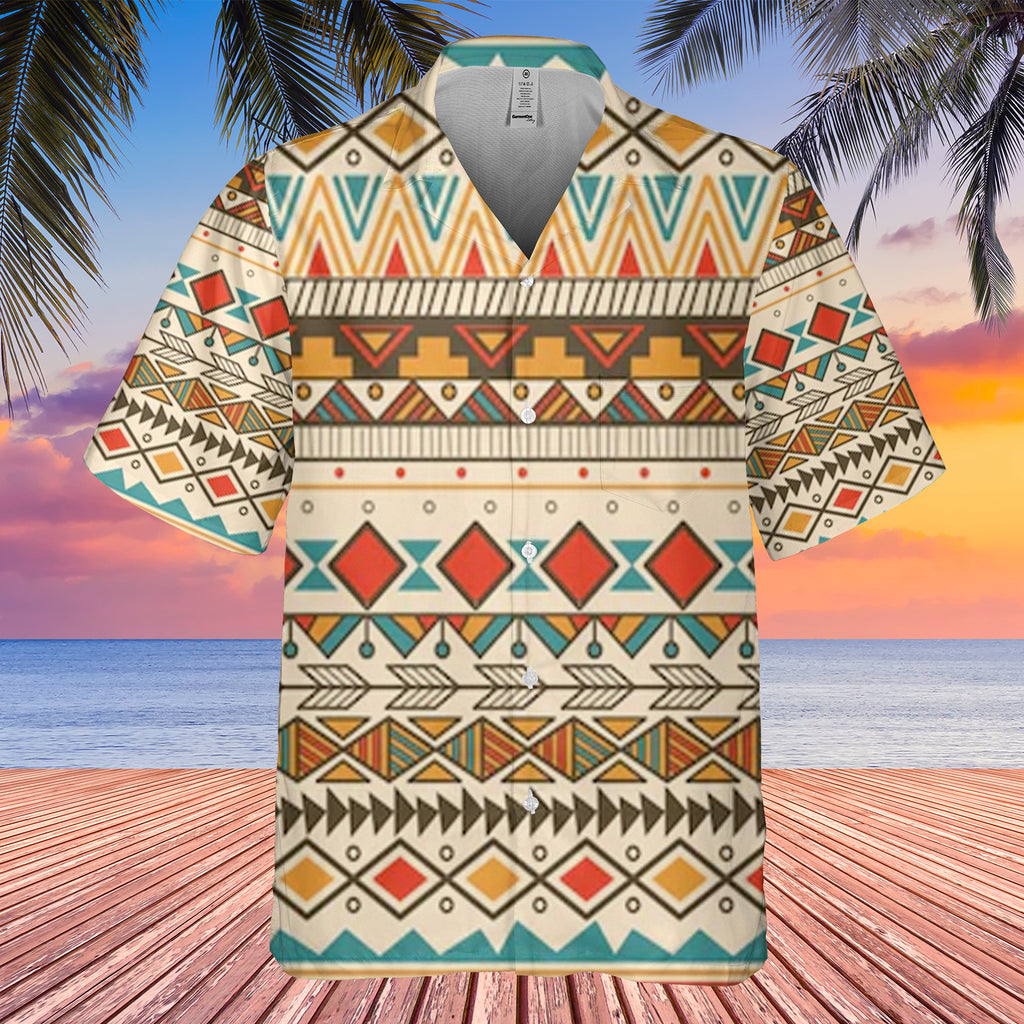 Powwow StoreGBHW00068 Pattern Native Hawaiian Shirt 3D