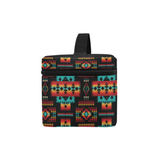 Powwow Store gb nat00046 02 black native tribes pattern native american isothermic bag