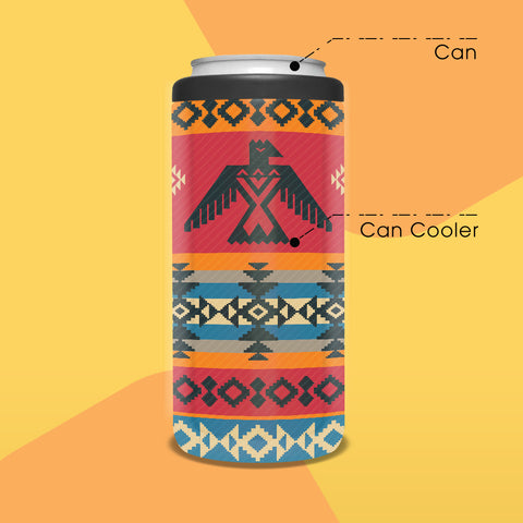 GB-NAT00029 Red Thunderbird Native American Can Cooler