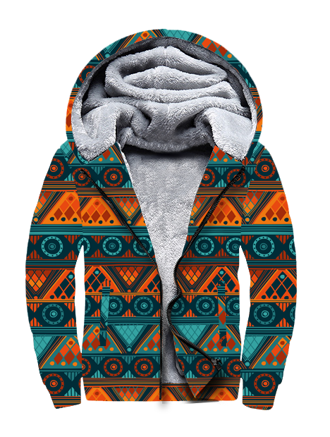 Powwow StoreSFH00048  Native American 3D Fleece Hoodie