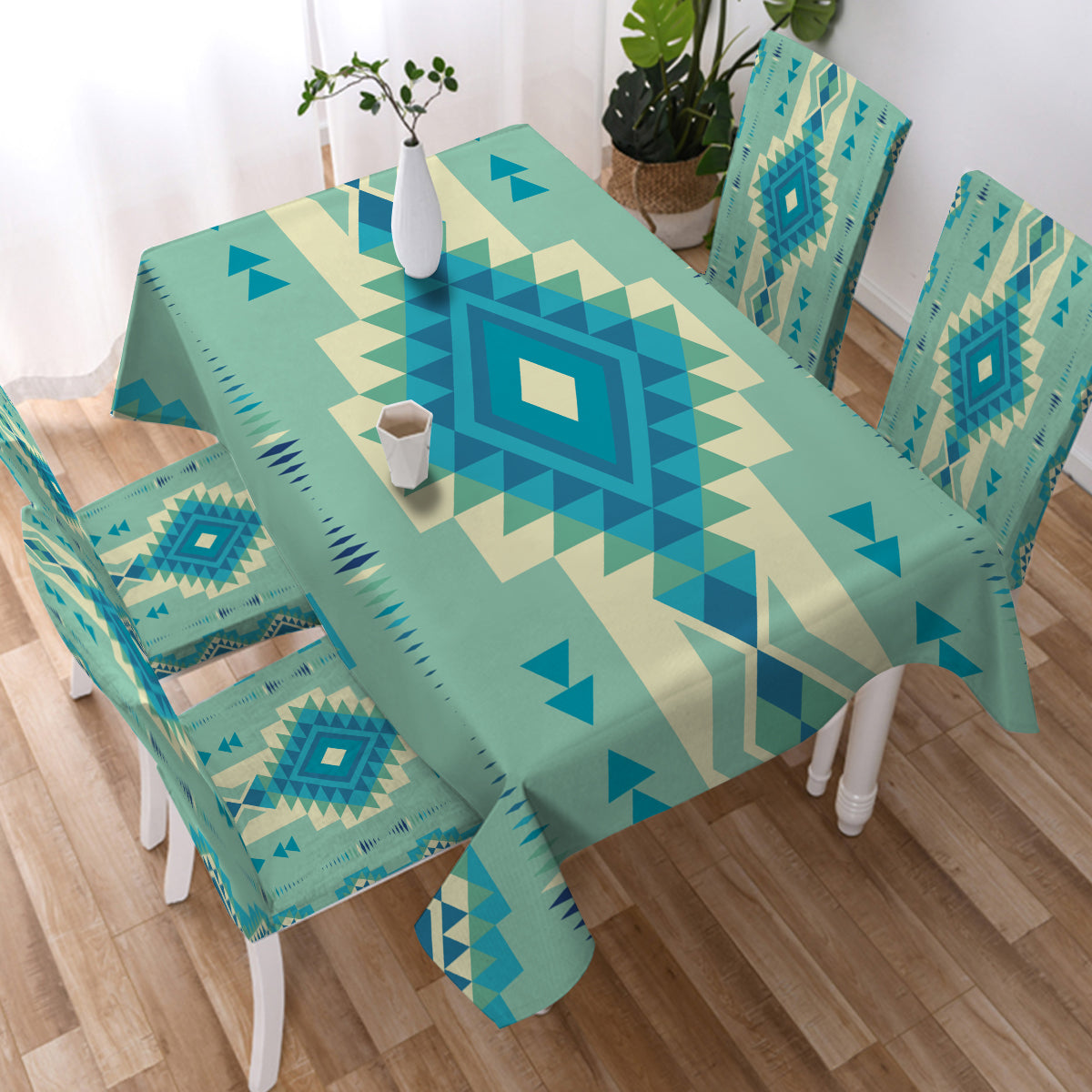 Powwow Store gb nat00599 pattern ethnic native tablecloth