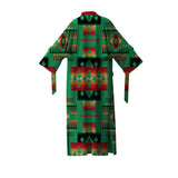 Powwow Store gb nat00046 05 green pattern night robe