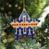 Powwow Store christmas tree ornament set 3 6pcs pack