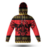 Powwow Store gb nat00048 red phoenix native american 3d hoodie with mask